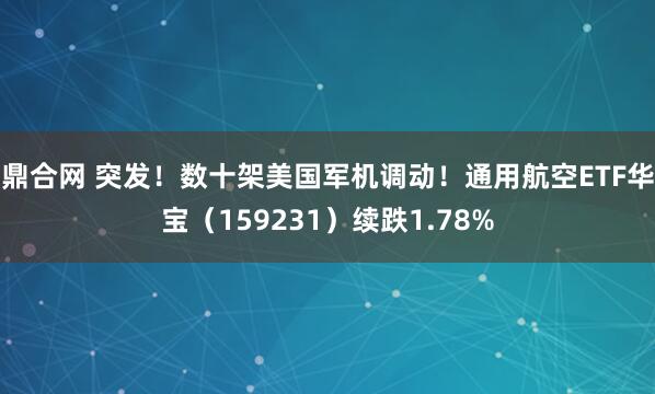 鼎合网 突发！数十架美国军机调动！通用航空ETF华宝（159231）续跌1.78%