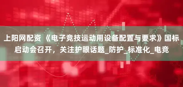 上阳网配资 《电子竞技运动用设备配置与要求》国标启动会召开，关注护眼话题_防护_标准化_电竞